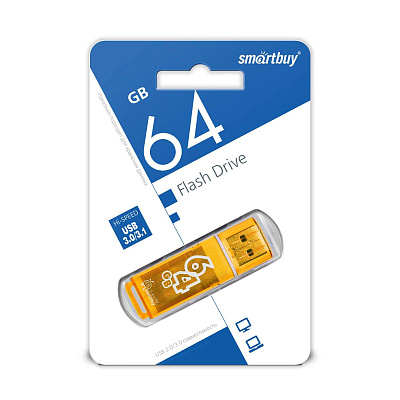 UFD Smartbuy 64GB Glossy series Orange (SB64GBGS-Or) фото