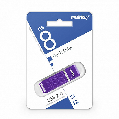 UFD Smartbuy 8GB Quartz series Violet (SB8GBQZ-V) фото
