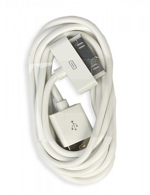 Дата-кабель Smartbuy USB - 30-pin для Apple (iPhone 4/4S), длина 1 м (iK-412)/500 фото
