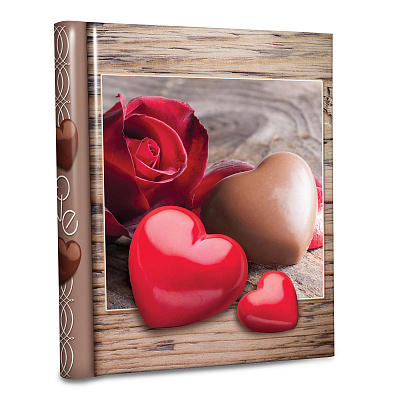 Фотоальбом Пионер 64457 10 "магнитных" листов 23х28 см lovve & chocolate фото