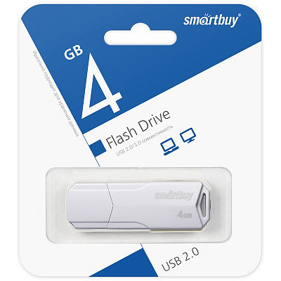 UFD Smartbuy 4GB CLUE White (SB4GBCLU-W) фото
