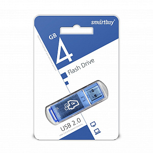 UFD Smartbuy 4GB Glossy series Blue (SB4GBGS-B) фото