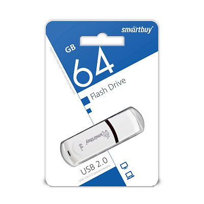 UFD Smartbuy 64GB Paean series White (SB64GBPN-W) фото