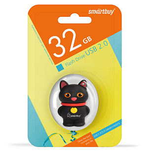 UFD Smartbuy 32GB Wild series Котенок черный фото