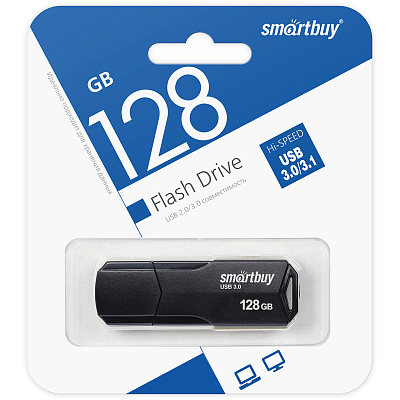 UFD 3.0  Smartbuy 128GB Clue Black (SB128GBCLU-K3) фото