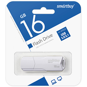 UFD Smartbuy 16GB CLUE White (SB16GBCLU-W) фото