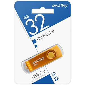 UFD Smartbuy 32GB Twist Yellow (SB32GB2TWY) фото