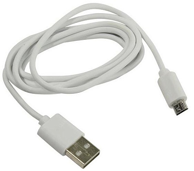 Дата-кабель Smartbuy USB - micro USB, цветные, длина <1м, белый (iK-12white)/100 фото