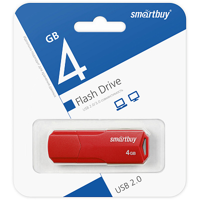 UFD Smartbuy 4GB CLUE Red (SB4GBCLU-R) фото