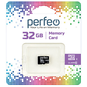 Карта памяти Perfeo microSD 32GB High-Capacity (Class 10) w/o Adapter фото