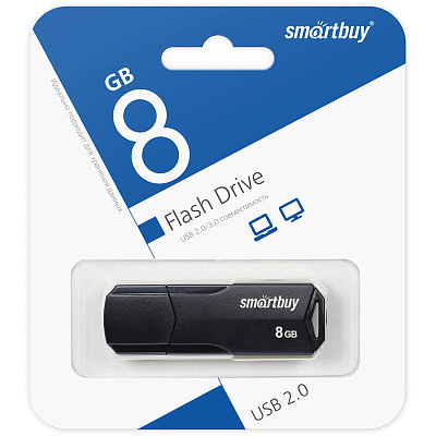 UFD Smartbuy 8GB CLUE Black (SB8GBCLU-K) фото