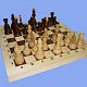 Шахматы гроссмейстерские (d36) в доске (430х210х55) Ш-3  фото