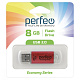 USB Perfeo 8GB E01 Red economy series  фото