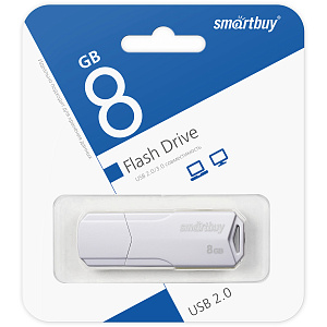 UFD Smartbuy 8GB CLUE White (SB8GBCLU-W) фото