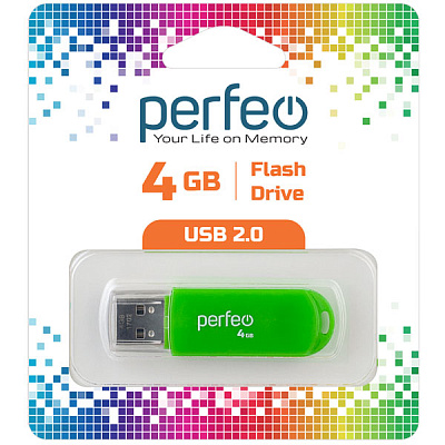 USB Perfeo 4GB C03 Green фото