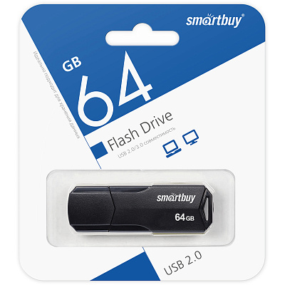 UFD Smartbuy 64GB CLUE Black (SB64GBCLU-K) фото