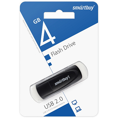 UFD Smartbuy 4GB Scout Black (SB4GB2SCK) фото
