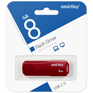 UFD Smartbuy 8GB CLUE Burgundy (SB8GBCLU-BG) фото