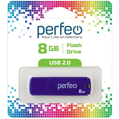 USB Perfeo 8GB C05 Purple  фото