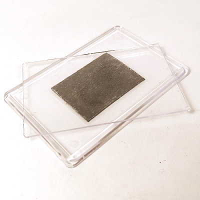 Магнит акриловый, прямоугольник 70х105 мм, прозрачный (25) (эконом) (П) фото