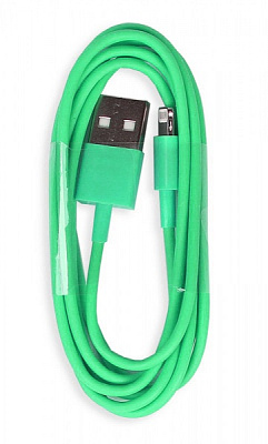 Дата-кабель Smartbuy USB 8pin для Apple, цветные, длина 1,0 м, зеленый, (iK-512c green) фото