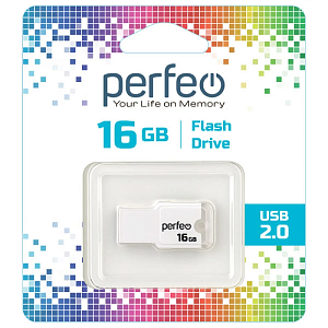 USB Perfeo 16GB M01 White фото