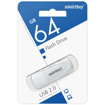 UFD Smartbuy 64GB Scout White (SB064GB2SCW) фото
