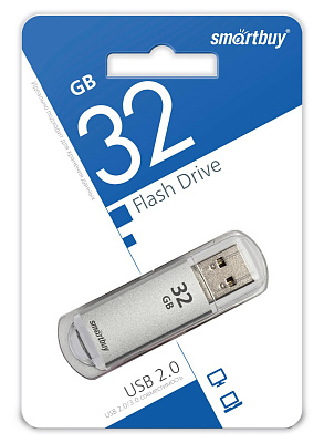 UFD Smartbuy 32GB V-Cut Silver (SB32GBVCS) фото