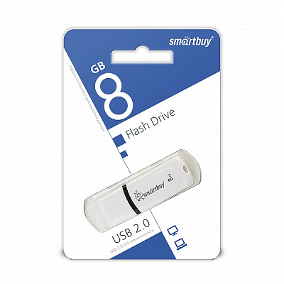 UFD Smartbuy 8GB Paean White (SB8GBPN-W) фото