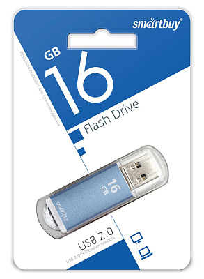 UFD Smartbuy 16GB V-Cut Blue (SB16GBVC-B) фото