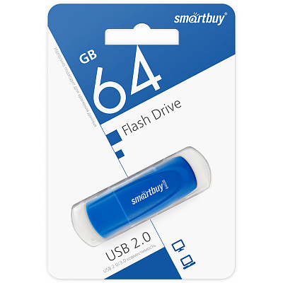 UFD Smartbuy 64GB Scout Blue (SB64GB2SCB) фото
