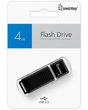 UFD Smartbuy 4GB Quarts series Black (SB4GBQZ-K) фото