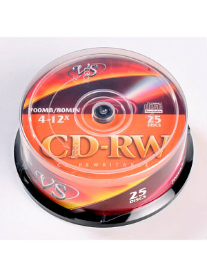 VS CD-RW 80 4-12x CB/25 фото