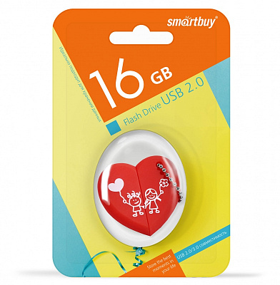 UFD Smartbuy 16GB Wild series Сердце (SB16GBHeart) фото