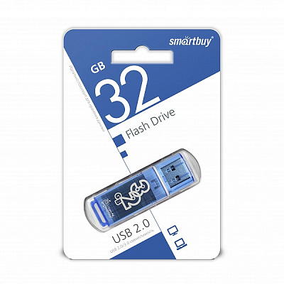UFD Smartbuy 32GB Glossy series Blue (SB32GBGS-B) фото