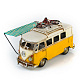 Фоторамка Platinum 1404Е-4333 модель ретро автобус желтый с белым с фоторамкой /6 фото