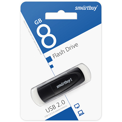 UFD Smartbuy 8GB Scout Black (SB008GB2SCK) фото