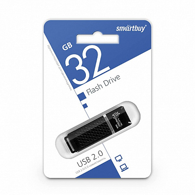UFD Smartbuy 32GB Quartz series Black (SB32GBQZ-K) фото