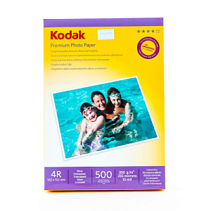Фотобумага Kodak глянцевая 4R (10,2х15,2) 200г/м 500 л (N 203) фото