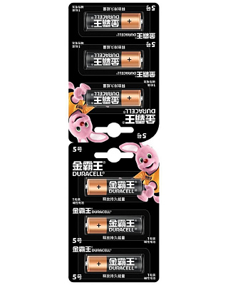 Батарейка Duracell LR03/(1х6)BL Отрывной (CN) фото