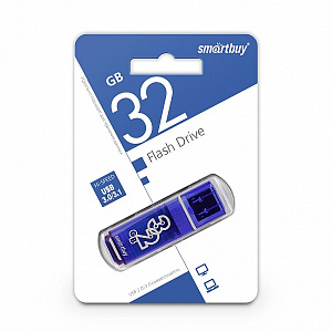 UFD 3.0 Smartbuy 32GB Glossy series Dark Blue (SB32GBGS-DB) фото