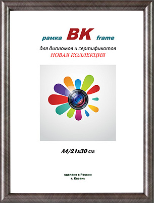 Фоторамка ВК пластик Радуга сталь 10х15 (50) фото