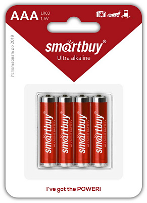 Батарейка Smartbuy LR03/4B фото