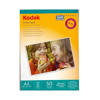 Фотобумага Kodak матовая A4 180г/м 50 л (N 194) фото