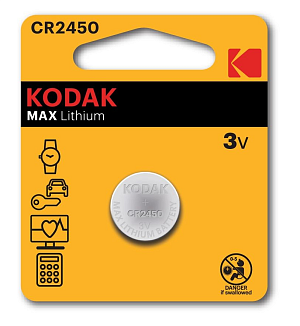 KODAK CR2450/1BL MAX Lithium фото