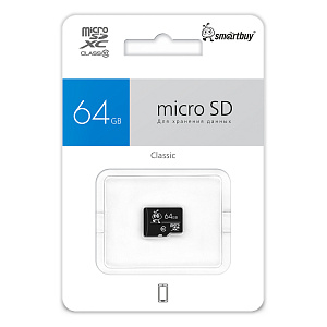Micro SDXC Smartbuy 64GB Class 10 UHS-1 (без адаптера) фото