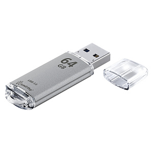 UFD Smartbuy 64GB V-Cut Silver (SB64GBVC-S) фото