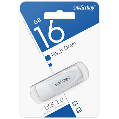 UFD Smartbuy 16GB Scout White (SB16GB2SCW) фото