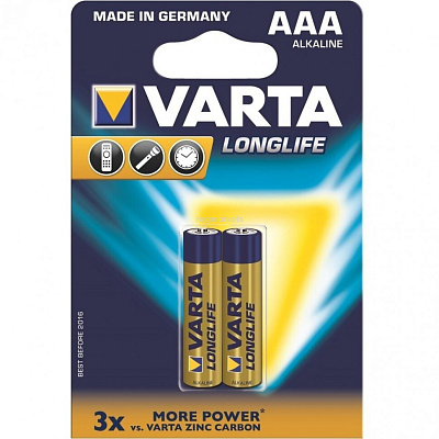 Батарейка Varta LR03/2BL LONGLIFE 4103 фото
