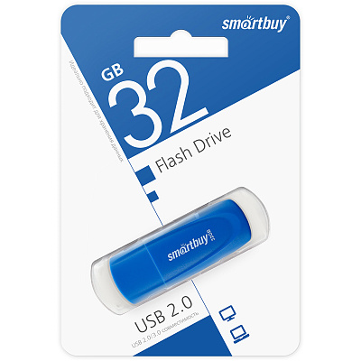 UFD Smartbuy 32GB Scout Blue (SB032GB2SCB) фото